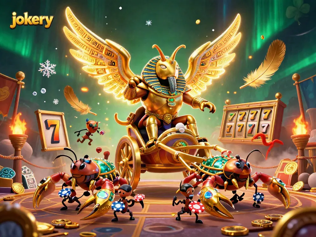 Engage in the excitement of jokery casino with playful symbols, vibrant colors, and dynamic characters.