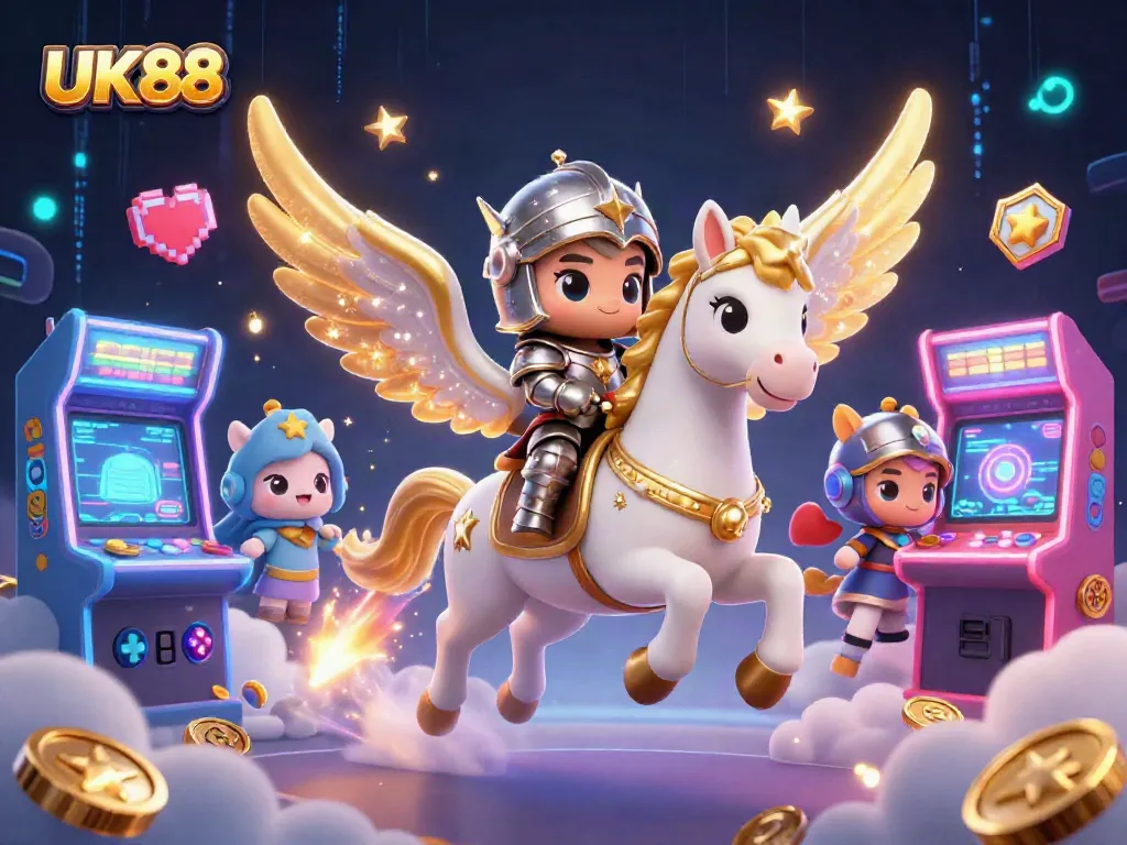 Engage in thrilling gameplay with UK88's vibrant casino scene featuring exciting elements.